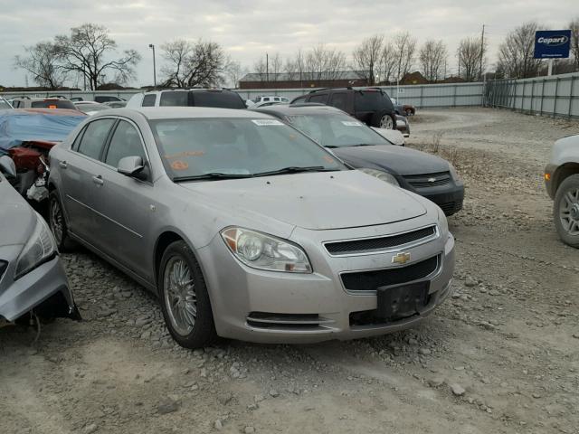 1G1ZH57B18F239109 - 2008 CHEVROLET MALIBU 1LT SILVER photo 1