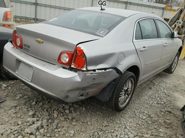 1G1ZH57B18F239109 - 2008 CHEVROLET MALIBU 1LT SILVER photo 4