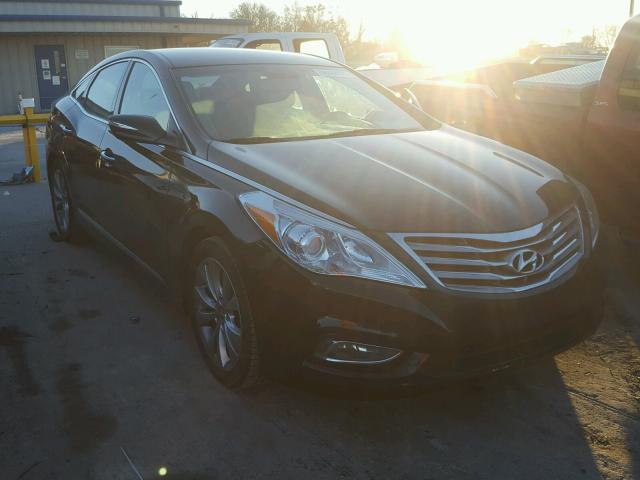 KMHFG4JG2DA322790 - 2013 HYUNDAI AZERA BLACK photo 1