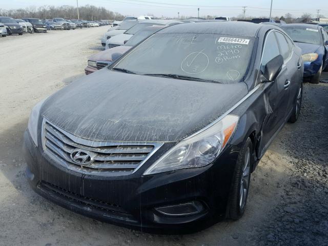 KMHFG4JG2DA322790 - 2013 HYUNDAI AZERA BLACK photo 2