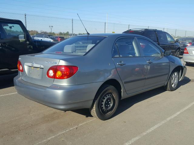 2T1BR32E53C147210 - 2003 TOYOTA COROLLA CE SILVER photo 4