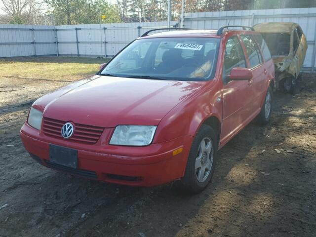 WVWRK61J82W078537 - 2002 VOLKSWAGEN JETTA GL RED photo 2