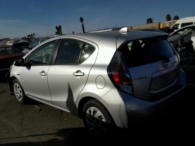 JTDKDTB37G1130528 - 2016 TOYOTA PRIUS C SILVER photo 3