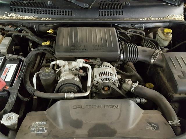 1J4GW48N04C412132 - 2004 JEEP GRAND CHER GRAY photo 7