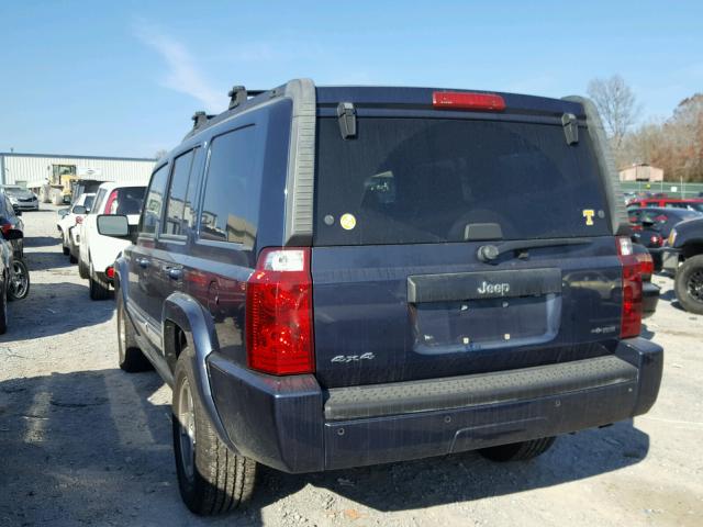 1J4RG4GK4AC128074 - 2010 JEEP COMMANDER BLUE photo 3