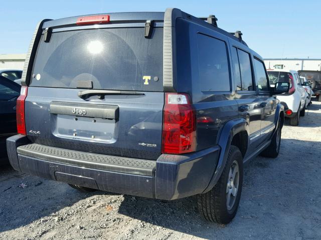 1J4RG4GK4AC128074 - 2010 JEEP COMMANDER BLUE photo 4