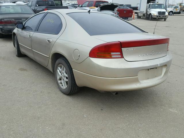 2B3HD46R24H644185 - 2004 DODGE INTREPID S GOLD photo 3