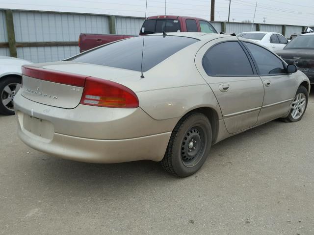 2B3HD46R24H644185 - 2004 DODGE INTREPID S GOLD photo 4