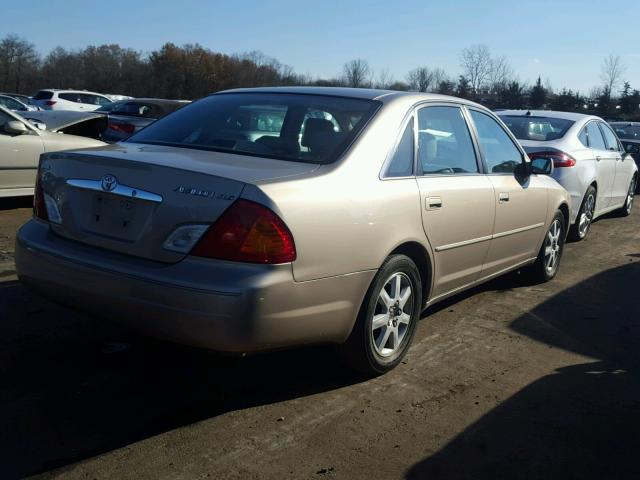 4T1BF28B8YU025057 - 2000 TOYOTA AVALON XL Қоңыр фото 4