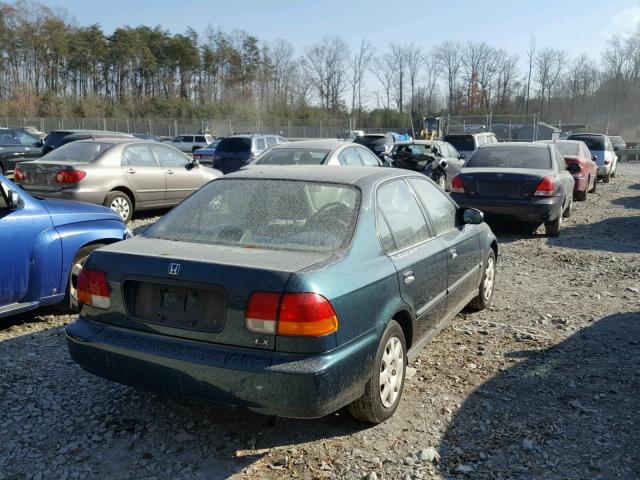 2HGEJ6670WH587851 - 1998 HONDA CIVIC LX GREEN photo 4