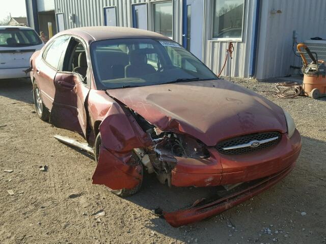 1FAFP55S0YA219095 - 2000 FORD TAURUS SES RED photo 1