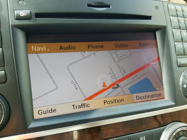 4JGCB6FE4BA130823 - 2011 MERCEDES-BENZ R 350 4MAT WHITE photo 9