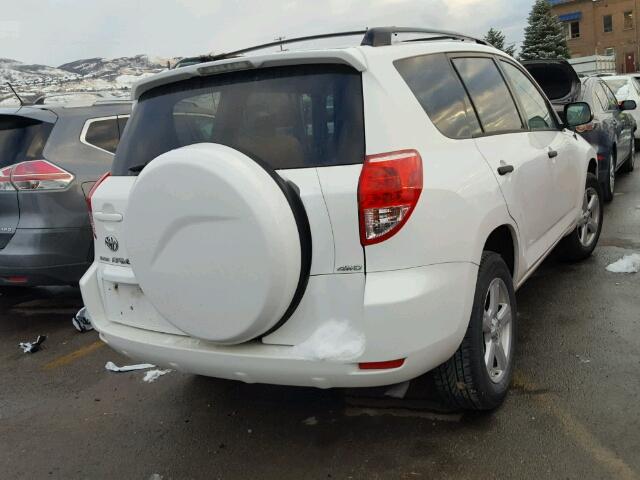 JTMBD33V565025719 - 2006 TOYOTA RAV4 WHITE photo 4