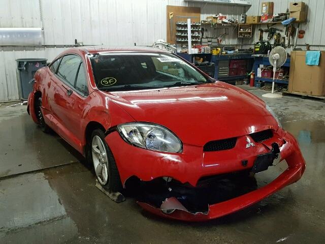 4A3AK34T97E002750 - 2007 MITSUBISHI ECLIPSE GT RED photo 1