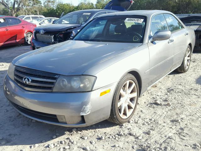 JNKAY41E83M001262 - 2003 INFINITI M45 GRAY photo 2