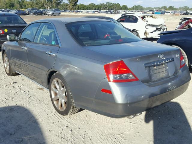JNKAY41E83M001262 - 2003 INFINITI M45 GRAY photo 3