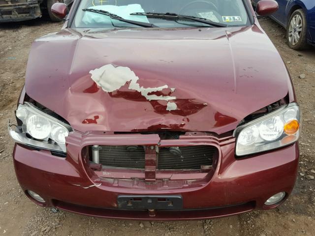 JN1DA31D92T445830 - 2002 NISSAN MAXIMA GLE MAROON photo 7