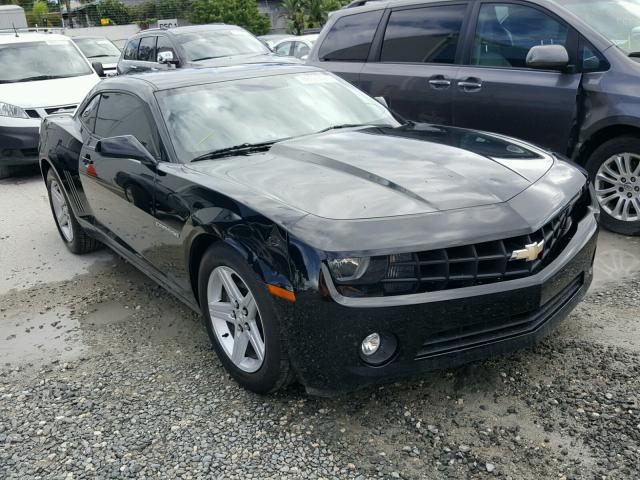 2G1FB1E32C9180498 - 2012 CHEVROLET CAMARO LT BLACK photo 1