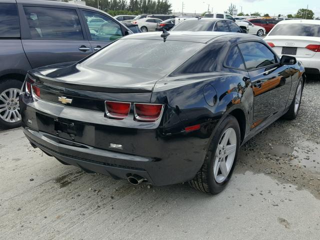 2G1FB1E32C9180498 - 2012 CHEVROLET CAMARO LT BLACK photo 4