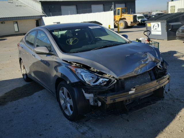 5NPDH4AE8DH421677 - 2013 HYUNDAI ELANTRA GL GRAY photo 1