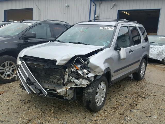 SHSRD78836U437007 - 2006 HONDA CR-V EX SILVER photo 2