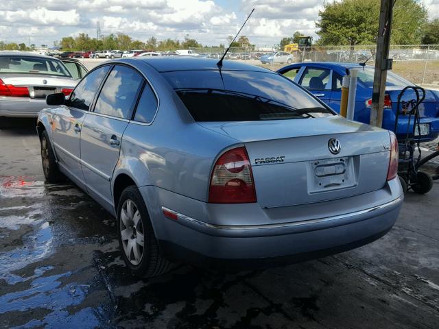 WVWRH63BX3P043515 - 2003 VOLKSWAGEN PASSAT GLX 蓝色 照片 3