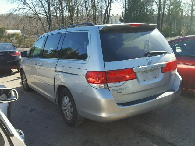 5FNRL38659B018758 - 2009 HONDA ODYSSEY EX SILVER photo 3