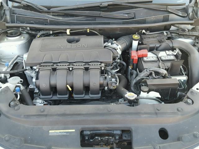 3N1AB7AP4GY242909 - 2016 NISSAN SENTRA S SILVER photo 7