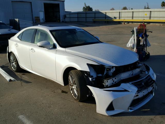 JTHBA1D27H5061348 - 2017 LEXUS IS 200T WHITE photo 1