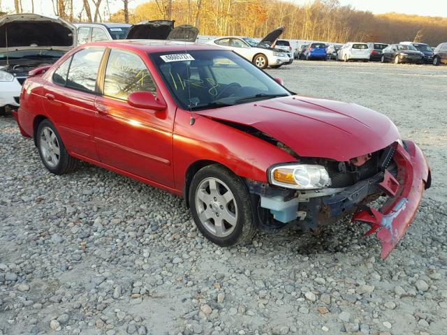 3N1CB51A25L501884 - 2005 NISSAN SENTRA 1.8 RED photo 1