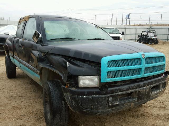 3B7HF13ZXTG115724 - 1996 DODGE RAM 1500 BLACK photo 1