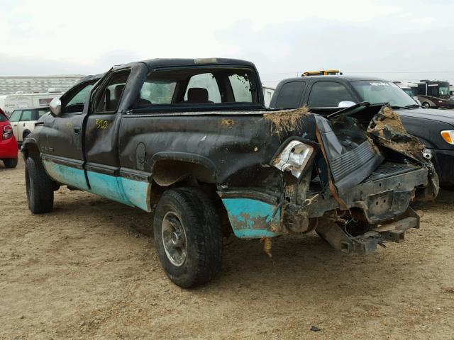 3B7HF13ZXTG115724 - 1996 DODGE RAM 1500 BLACK photo 3