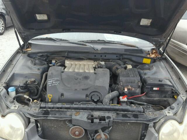 KMHWF35HX2A521504 - 2002 HYUNDAI SONATA GLS GRAY photo 7