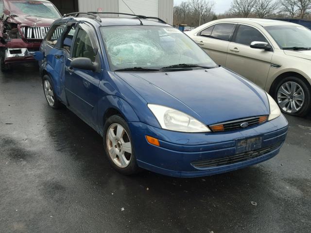 1FAHP36P5YW217045 - 2000 FORD FOCUS SE BLUE photo 1