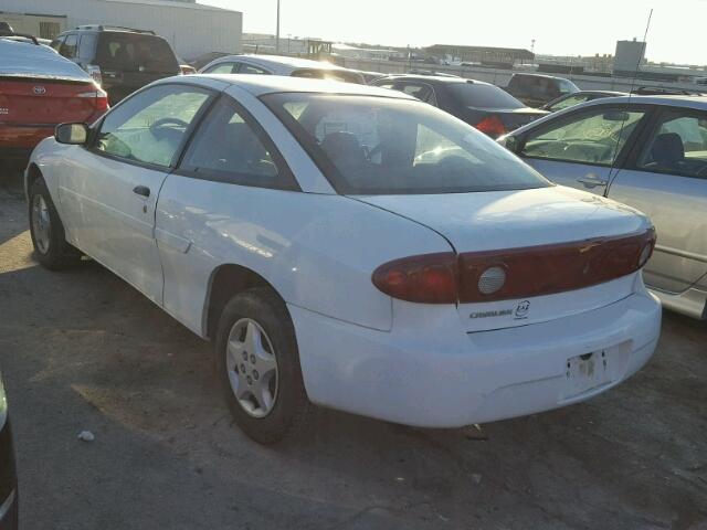 1G1JC12F557195555 - 2005 CHEVROLET CAVALIER WHITE photo 3