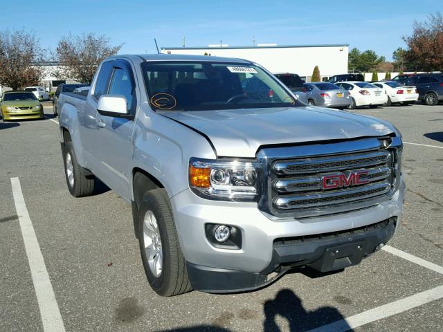 1GTH6CE38G1319348 - 2016 GMC CANYON SLE SILVER photo 1