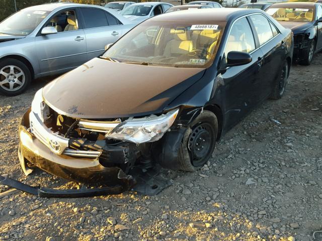 4T1BF1FK3DU673445 - 2013 TOYOTA CAMRY L BLACK photo 2