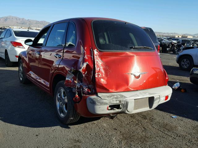 3C4FY48BX5T591254 - 2005 CHRYSLER PT CRUISER RED photo 3