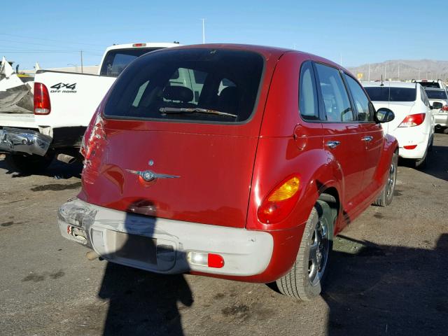 3C4FY48BX5T591254 - 2005 CHRYSLER PT CRUISER RED photo 4