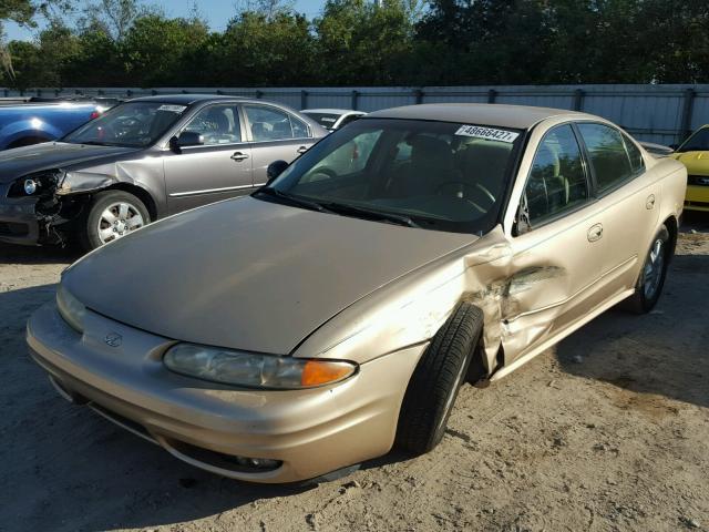 1G3NL52FX3C253390 - 2003 OLDSMOBILE ALERO GL BEIGE photo 2