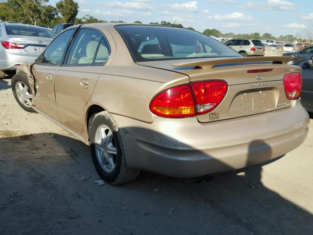 1G3NL52FX3C253390 - 2003 OLDSMOBILE ALERO GL BEIGE photo 3