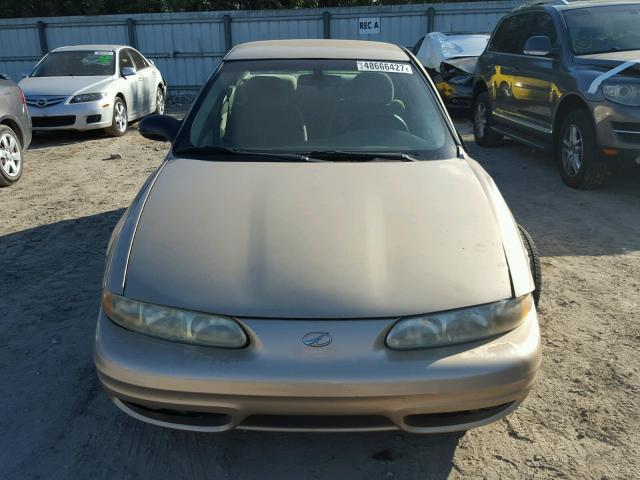 1G3NL52FX3C253390 - 2003 OLDSMOBILE ALERO GL BEIGE photo 9