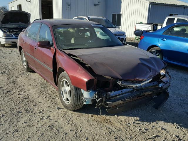 2G1WH55K529172889 - 2002 CHEVROLET IMPALA LS BURGUNDY photo 1