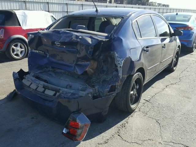 3N1AB61E38L758881 - 2008 NISSAN SENTRA 2.0 BLUE photo 4