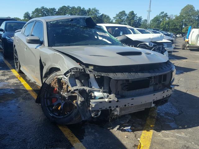 2C3CDXL99JH200252 - 2018 DODGE CHARGER SR GRAY photo 1