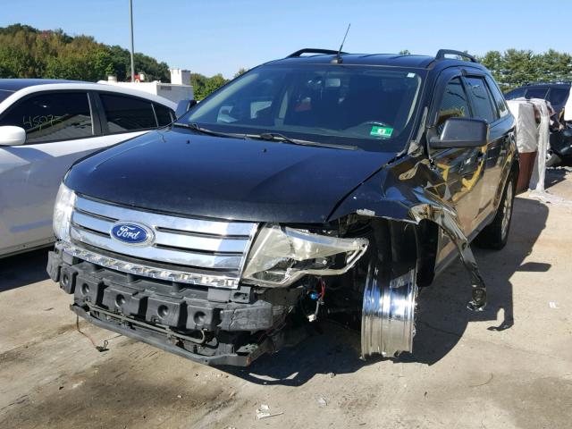 2FMDK4JC4ABA96903 - 2010 FORD EDGE SEL BLACK photo 2