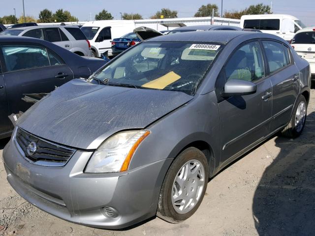 3N1AB6AP7BL689119 - 2011 NISSAN SENTRA 2.0 SILVER photo 2