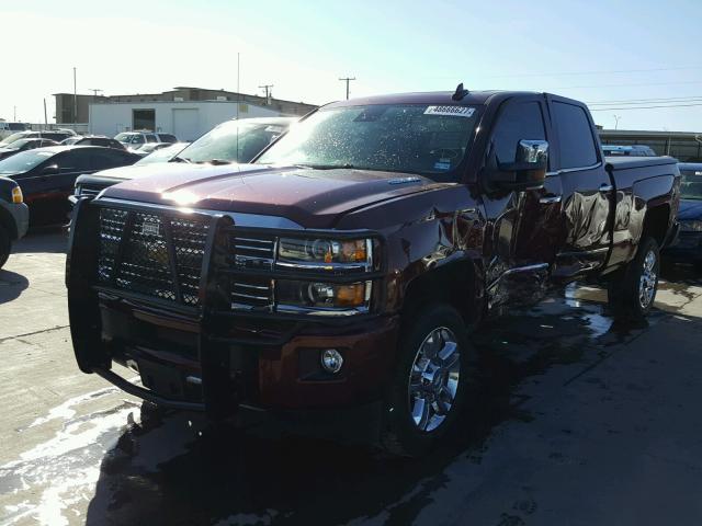 1GC1KXE86GF164124 - 2016 CHEVROLET SILVERADO BURGUNDY photo 2