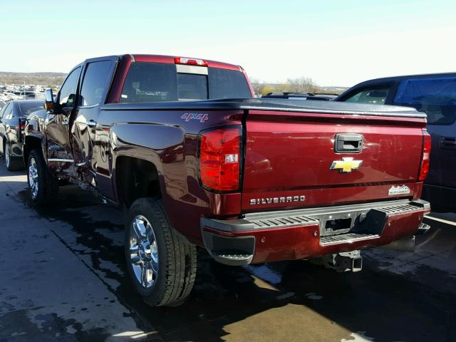 1GC1KXE86GF164124 - 2016 CHEVROLET SILVERADO BURGUNDY photo 3