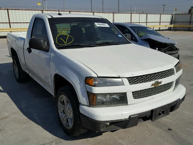 1GCCS149898114140 - 2009 CHEVROLET COLORADO WHITE photo 1